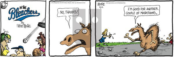In the Bleachers on Sunday September 13, 2015 Comic Strip