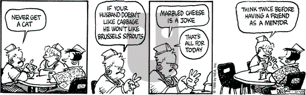 Betty on Tuesday November 17, 1998 Comic Strip