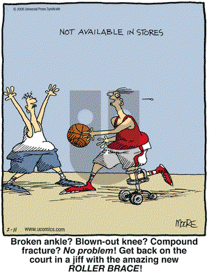 In the Bleachers on Saturday February 11, 2006 Comic Strip