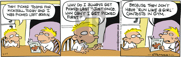 Soup to Nutz - Old on Wednesday March 17, 2010 Comic Strip