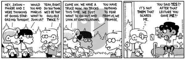FoxTrot on Tuesday July 29, 1997 Comic Strip