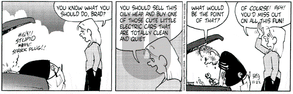 Luann on Friday March 9, 2001 Comic Strip