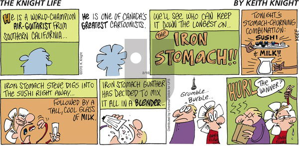 The Knight Life on Sunday February 10, 2013 Comic Strip