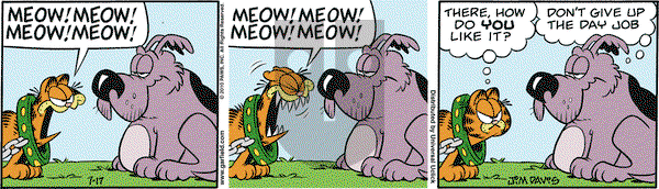 Garfield on Saturday July 17, 2010 Comic Strip