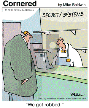 Cornered on Saturday November 10, 2018 Comic Strip