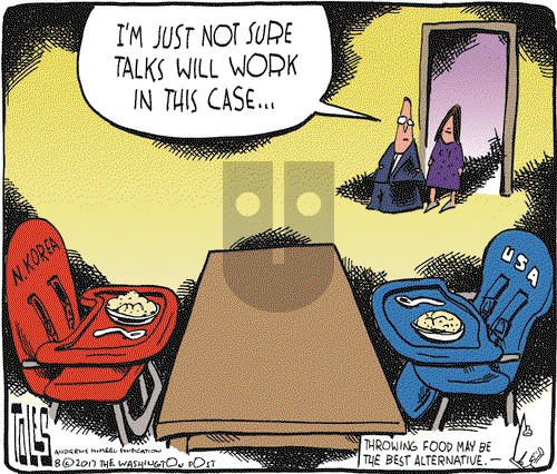 Tom Toles on Wednesday August 9, 2017 Comic Strip