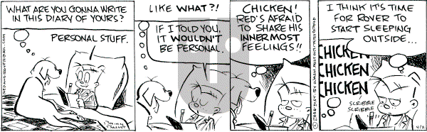 Red and Rover on Wednesday April 2, 2008 Comic Strip