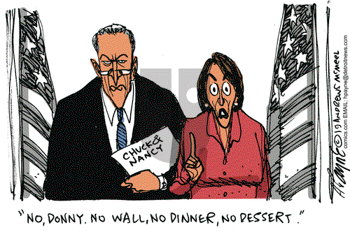 Henry Payne on Wednesday January 9, 2019 Comic Strip