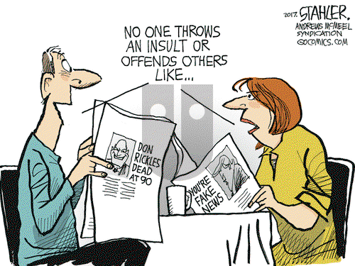 Jeff Stahler on Saturday April 8, 2017 Comic Strip