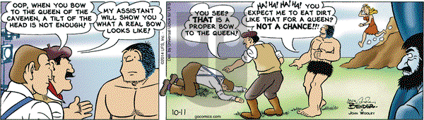 Alley Oop on Saturday October 11, 2014 Comic Strip