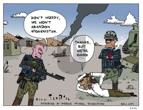 Ted Rall on Wednesday March 3, 2021 Comic Strip