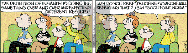Drabble - Monday January 6, 2020 Comic Strip