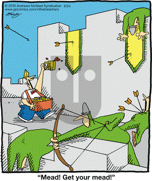 In the Bleachers on Monday June 24, 2019 Comic Strip
