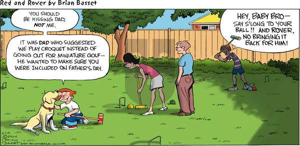 Red and Rover on Sunday June 15, 2014 Comic Strip
