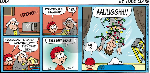 Lola on Sunday December 6, 2015 Comic Strip