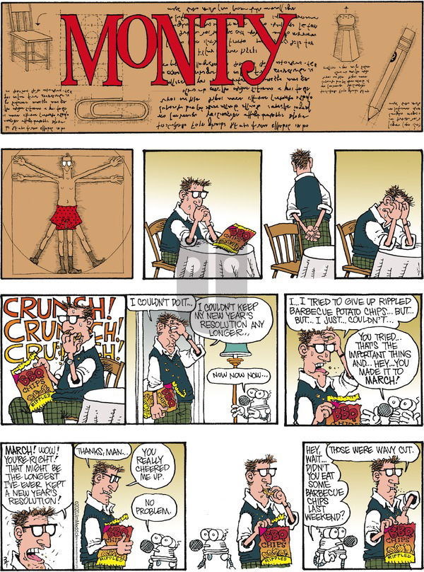 Monty on Sunday March 1, 2020 Comic Strip