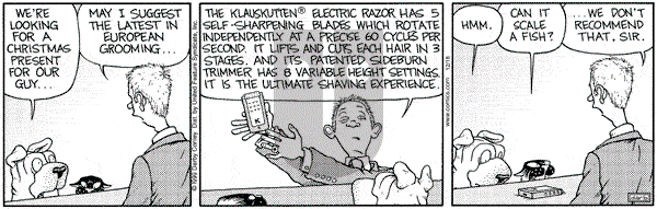 Get Fuzzy on Saturday December 18, 1999 Comic Strip
