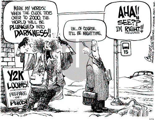 Stuart Carlson on Wednesday January 13, 1999 Comic Strip