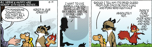 Over the Hedge on Wednesday August 14, 2019 Comic Strip