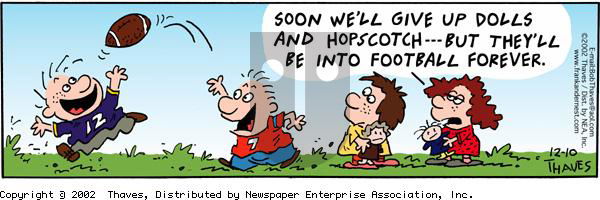 Frank and Ernest on Tuesday December 10, 2002 Comic Strip