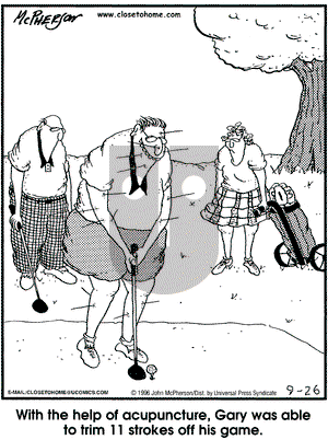 Close to Home on Wednesday November 7, 2001 Comic Strip