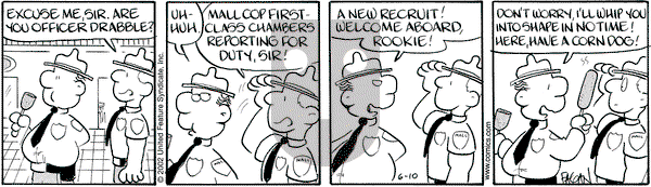 Drabble on Monday June 10, 2002 Comic Strip