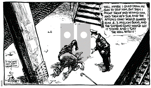 Pat Oliphant on Friday December 3, 1993 Comic Strip