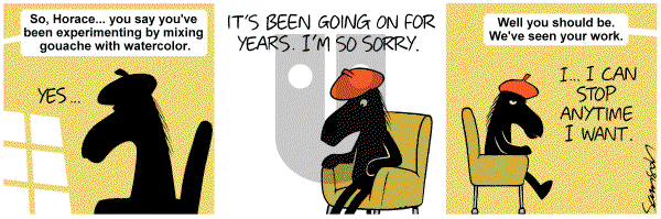 Dark Side of the Horse on Tuesday December 28, 2010 Comic Strip