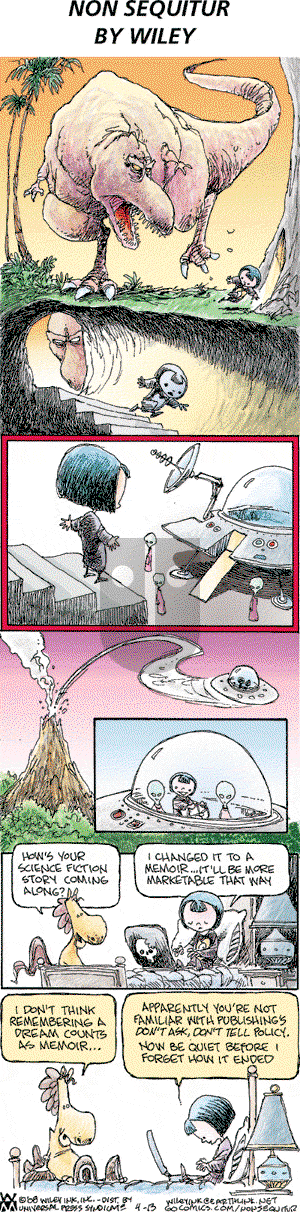 Non Sequitur on Sunday April 13, 2008 Comic Strip