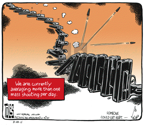 Tom Toles on Friday August 28, 2015 Comic Strip