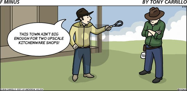 F Minus on Sunday February 14, 2016 Comic Strip
