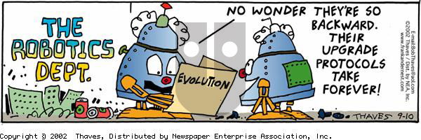 Frank and Ernest on Tuesday September 10, 2002 Comic Strip