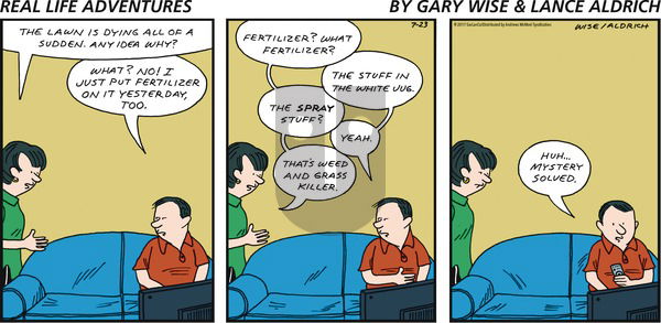 Real Life Adventures on Sunday July 23, 2017 Comic Strip