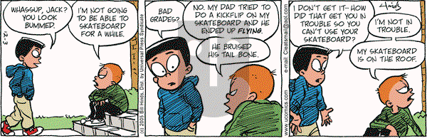 Cleats on Saturday December 3, 2005 Comic Strip
