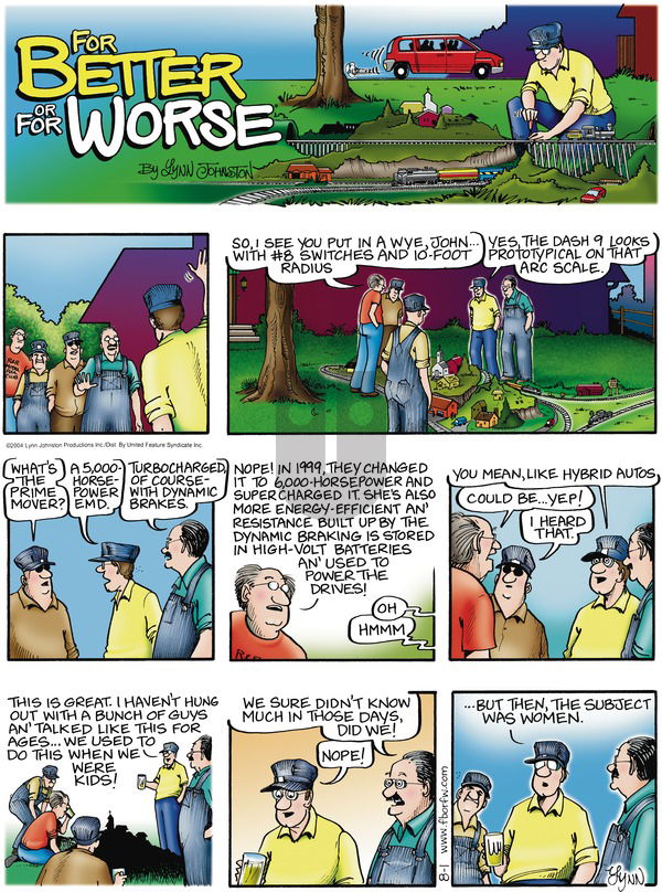 For Better or For Worse on Sunday August 1, 2004 Comic Strip