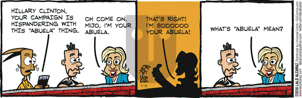 La Cucaracha on Saturday January 16, 2016 Comic Strip