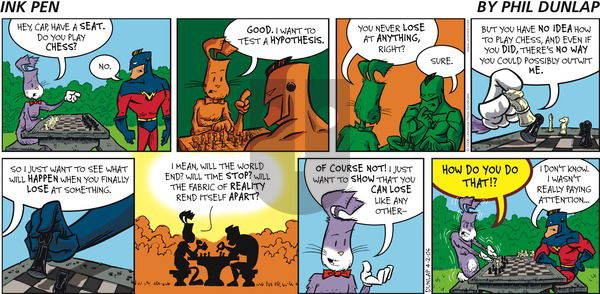 Ink Pen on Sunday April 2, 2006 Comic Strip