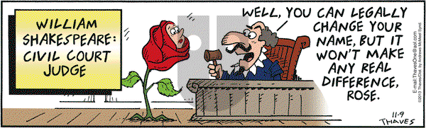 Frank and Ernest on Friday November 9, 2018 Comic Strip