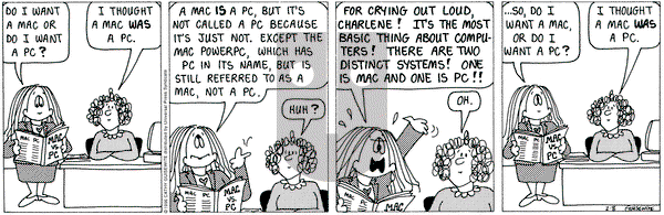 Cathy Classics on Thursday February 8, 1996 Comic Strip