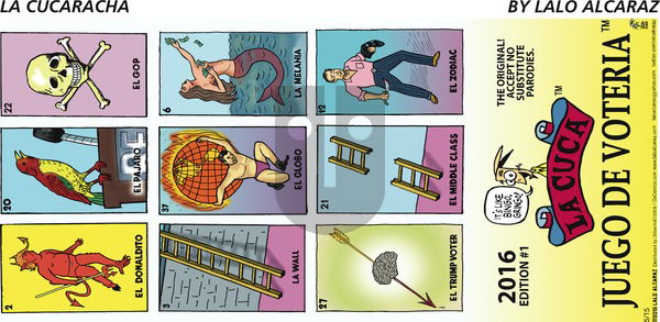 La Cucaracha on Sunday May 15, 2016 Comic Strip