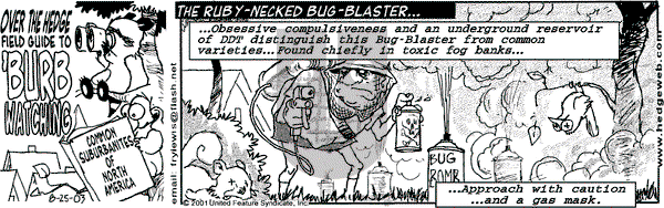 Over the Hedge on Saturday October 4, 2003 Comic Strip