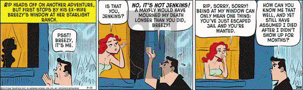 Rip Haywire on Thursday September 12, 2019 Comic Strip