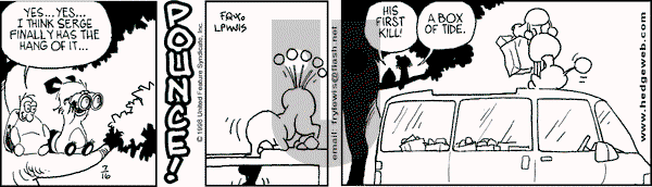 Over the Hedge on Thursday July 16, 1998 Comic Strip
