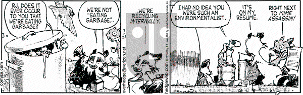 Over the Hedge on Monday March 21, 2005 Comic Strip