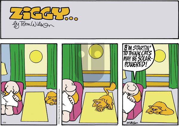 Ziggy on Sunday March 30, 2025 Comic Strip