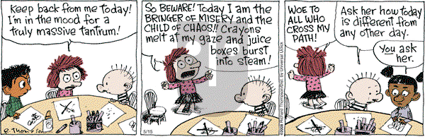 Cul de Sac on Wednesday May 15, 2013 Comic Strip