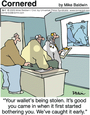 Cornered on Wednesday June 1, 2005 Comic Strip