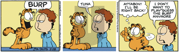 Garfield on Tuesday February 28, 2006 Comic Strip