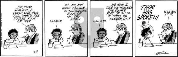 Doonesbury on Friday March 10, 1972 Comic Strip
