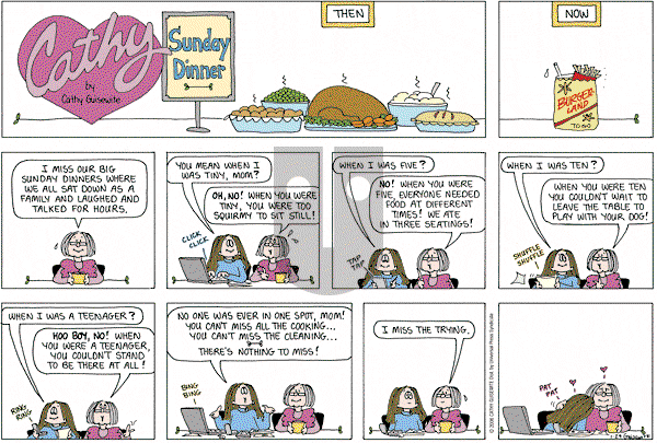 Cathy Classics - Sunday January 29, 2006 Comic Strip